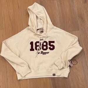Dr Pepper Cream Hoodie Sweatshirt